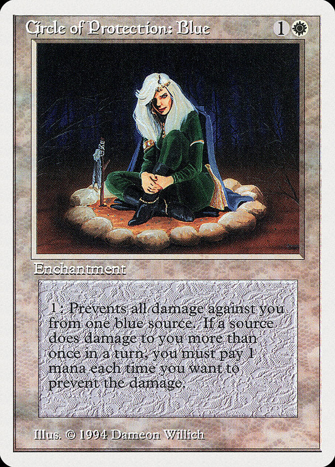 Circle of Protection: Blue [Summer Magic / Edgar] | Deep Dive Games St. Marys