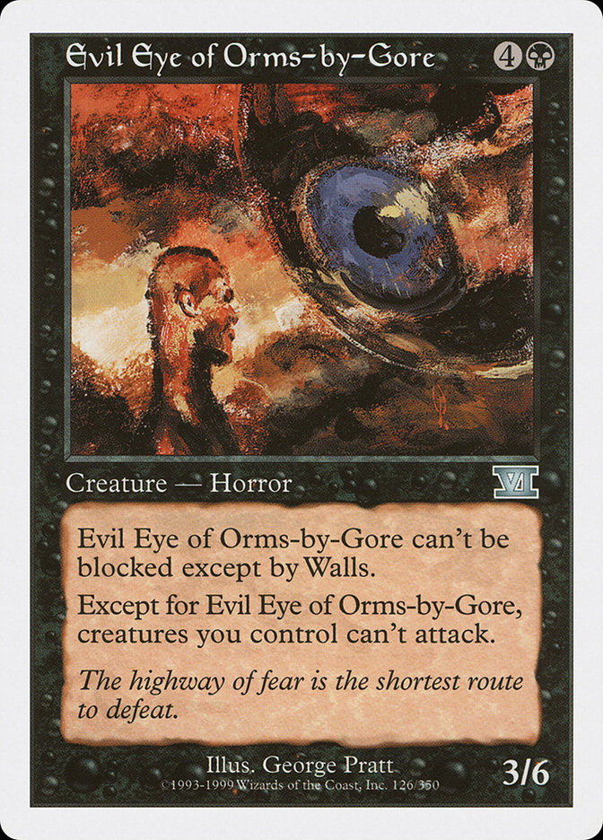 Evil Eye of Orms-by-Gore [Classic Sixth Edition] | Deep Dive Games St. Marys