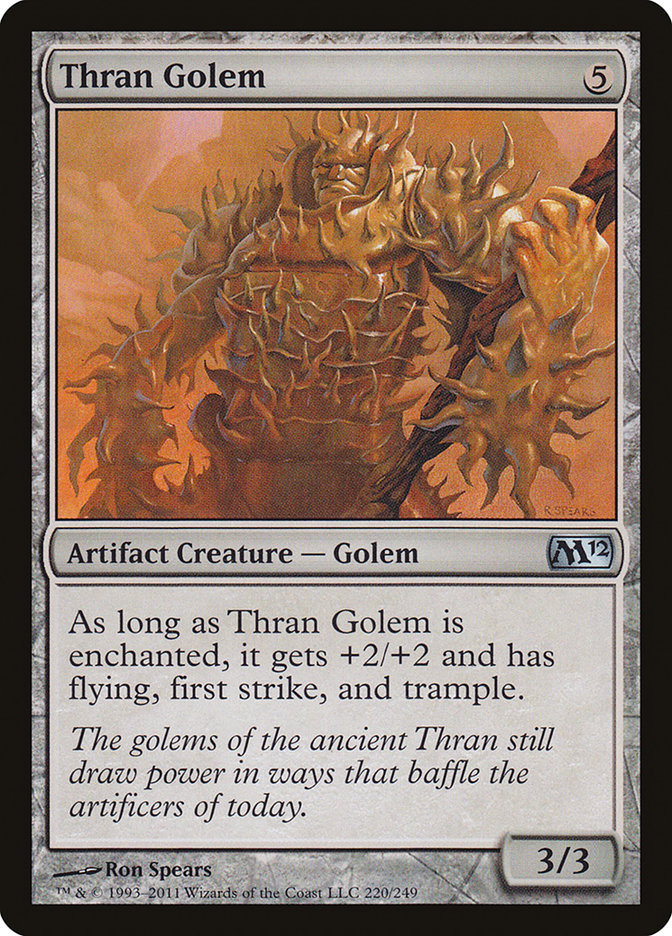 Thran Golem [Magic 2012] | Deep Dive Games St. Marys