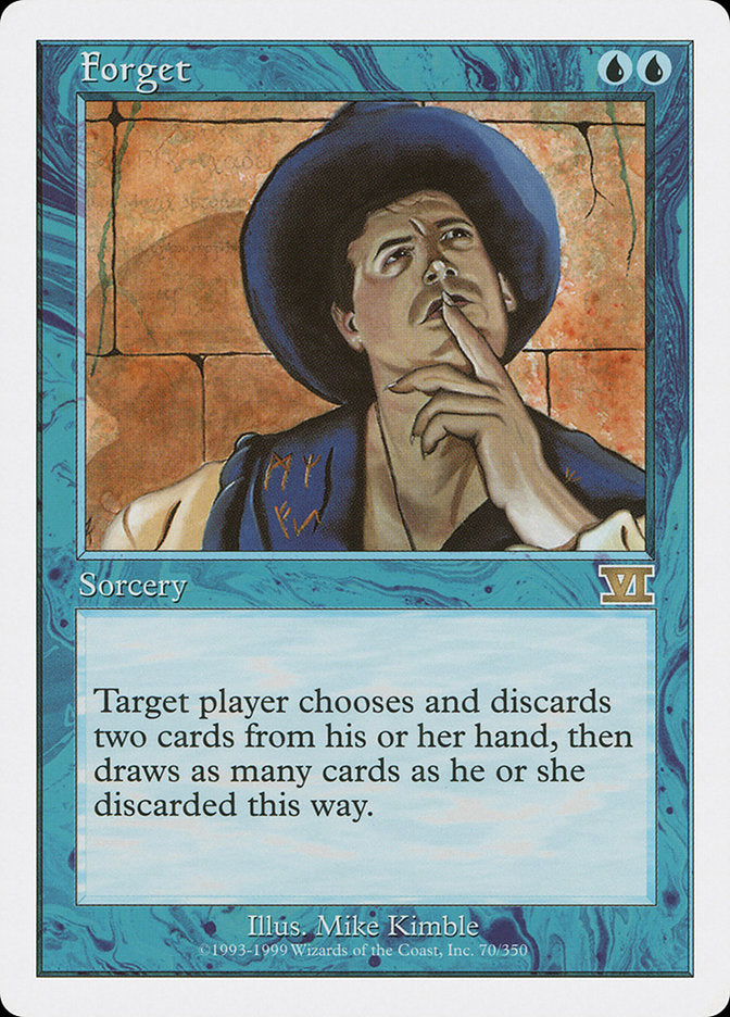 Forget [Classic Sixth Edition] | Deep Dive Games St. Marys