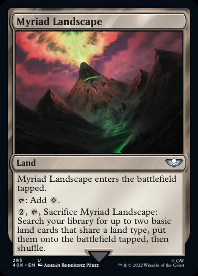 Myriad Landscape (Surge Foil) [Warhammer 40,000] | Deep Dive Games St. Marys