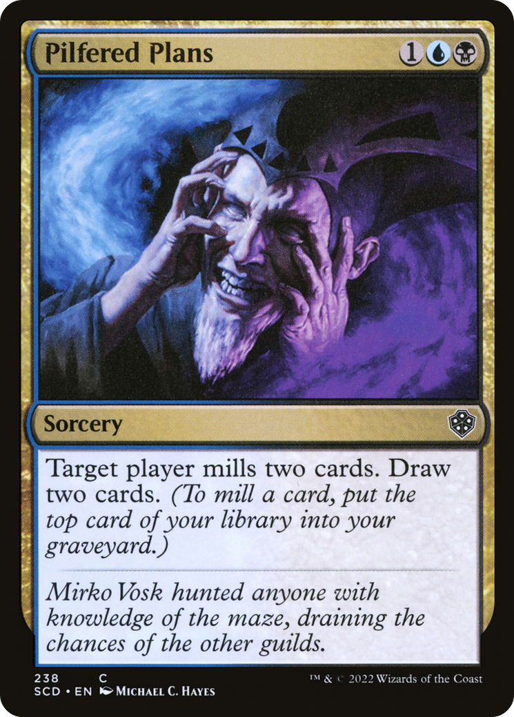 Pilfered Plans [Starter Commander Decks] | Deep Dive Games St. Marys