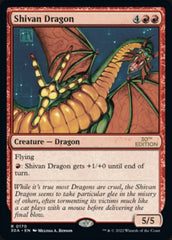 Shivan Dragon [30th Anniversary Edition] | Deep Dive Games St. Marys