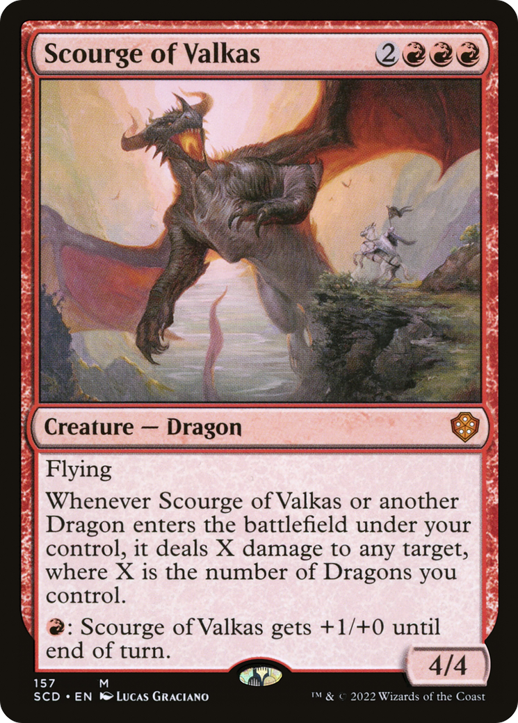 Scourge of Valkas [Starter Commander Decks] | Deep Dive Games St. Marys