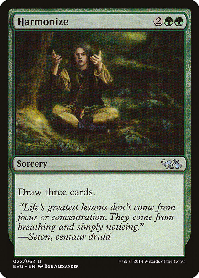 Harmonize (Elves vs. Goblins) [Duel Decks Anthology] | Deep Dive Games St. Marys