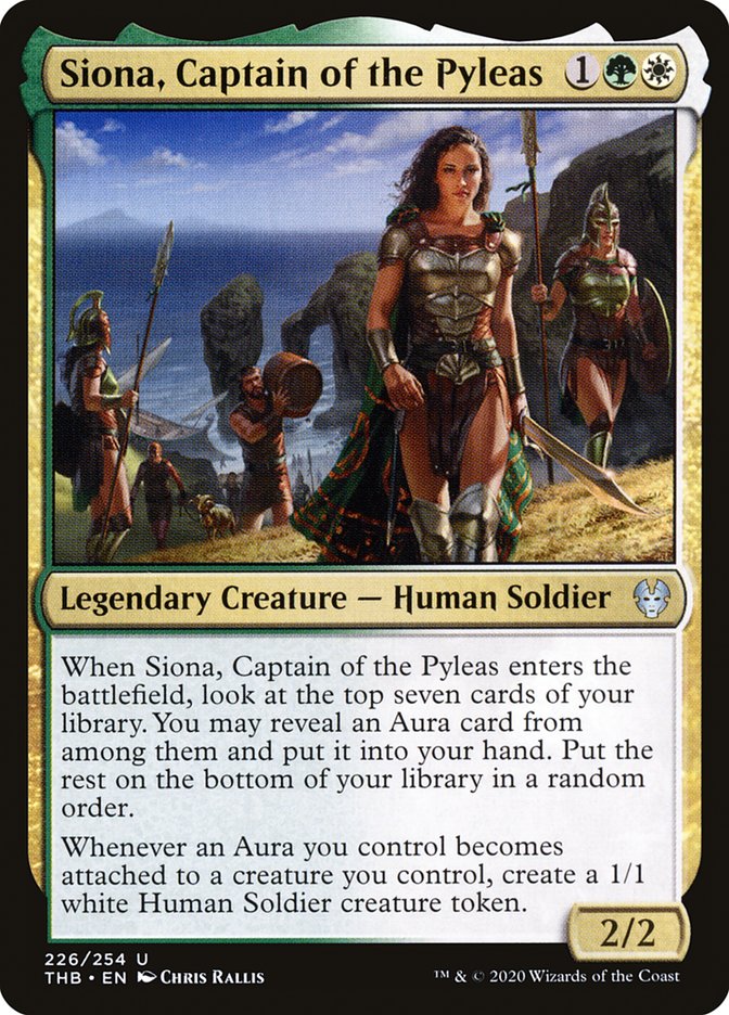 Siona, Captain of the Pyleas [Theros Beyond Death] | Deep Dive Games St. Marys
