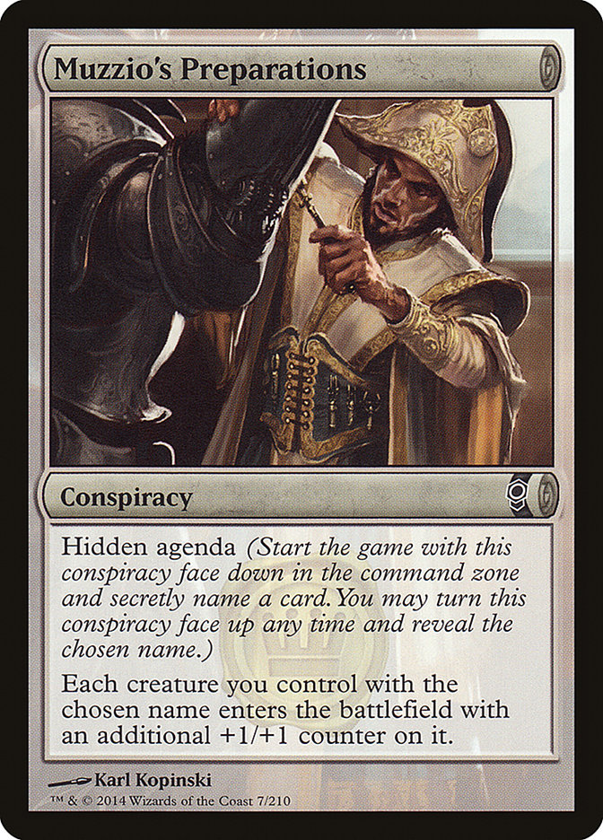 Muzzio's Preparations [Conspiracy] | Deep Dive Games St. Marys