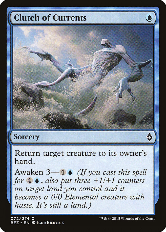 Clutch of Currents [Battle for Zendikar] | Deep Dive Games St. Marys