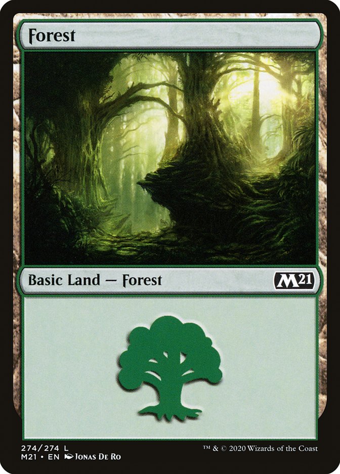 Forest (274) [Core Set 2021] | Deep Dive Games St. Marys