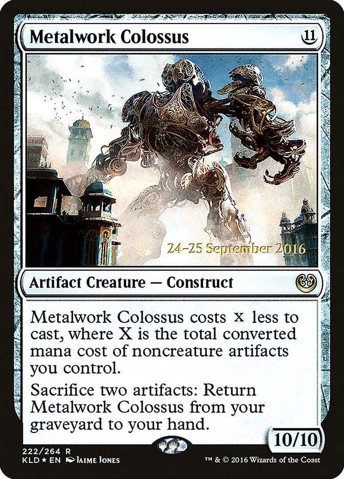 Metalwork Colossus [Kaladesh Prerelease Promos] | Deep Dive Games St. Marys