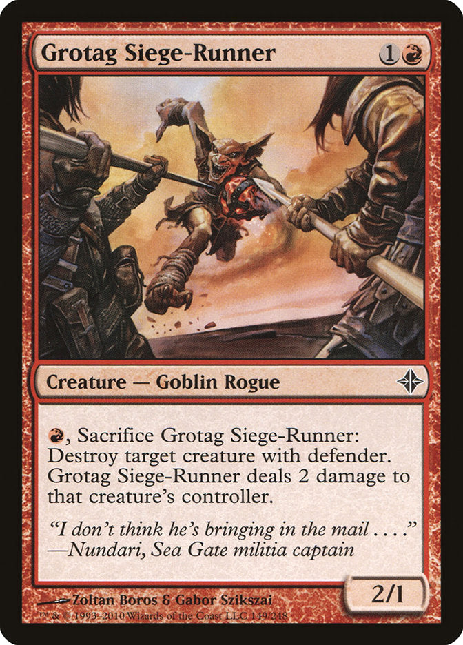 Grotag Siege-Runner [Rise of the Eldrazi] | Deep Dive Games St. Marys
