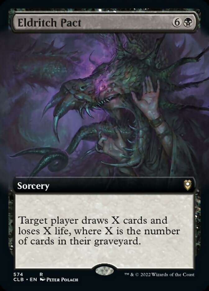 Eldritch Pact (Extended Art) [Commander Legends: Battle for Baldur's Gate] | Deep Dive Games St. Marys