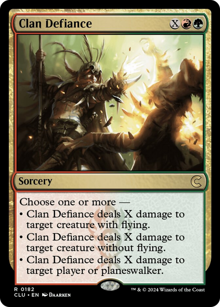Clan Defiance [Ravnica: Clue Edition] | Deep Dive Games St. Marys