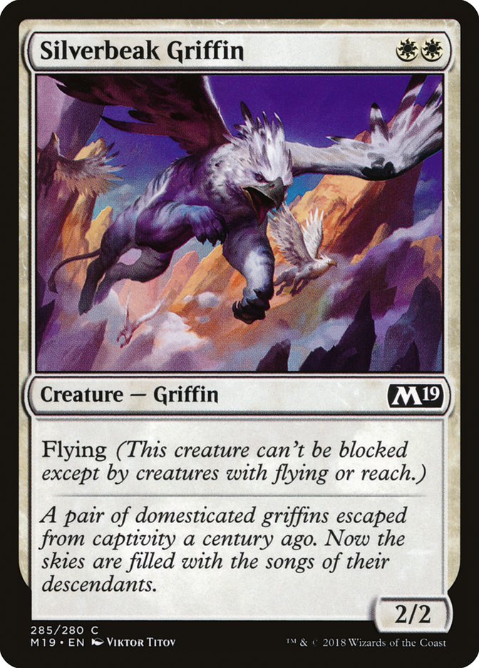 Silverbeak Griffin [Core Set 2019] | Deep Dive Games St. Marys