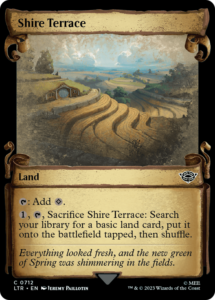 Shire Terrace [The Lord of the Rings: Tales of Middle-Earth Showcase Scrolls] | Deep Dive Games St. Marys