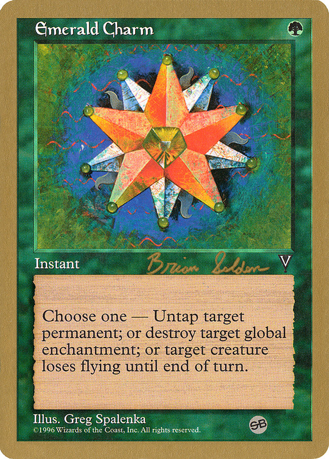 Emerald Charm (Brian Selden) (SB) [World Championship Decks 1998] | Deep Dive Games St. Marys