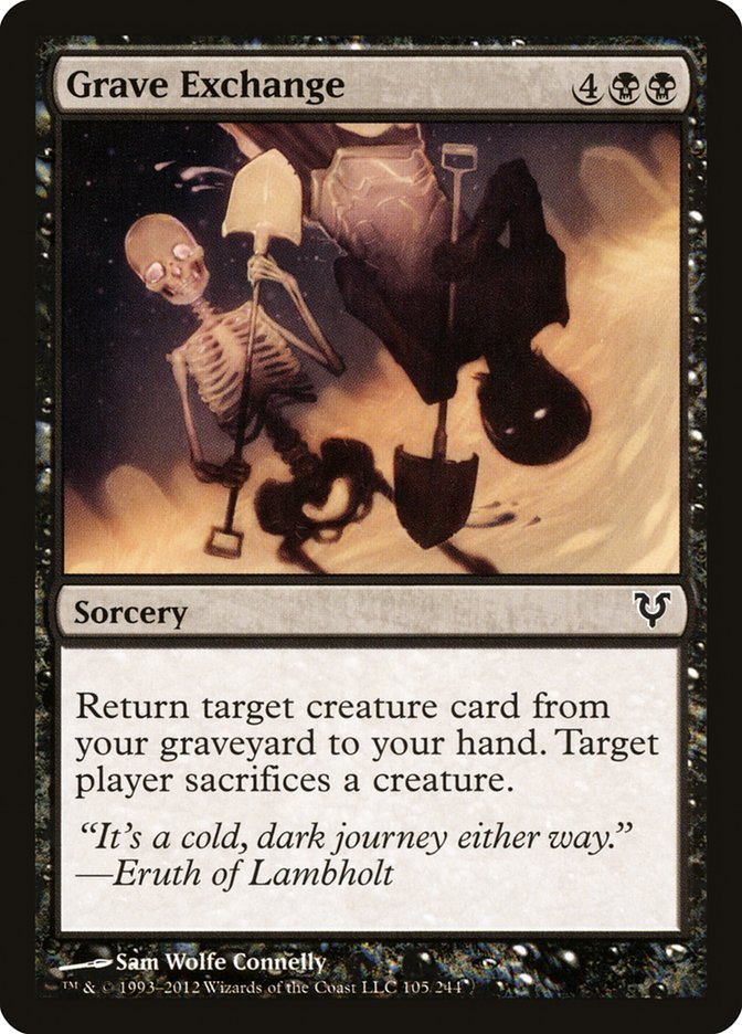 Grave Exchange [Avacyn Restored] | Deep Dive Games St. Marys