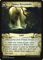 Primal Amulet // Primal Wellspring [Ixalan Prerelease Promos] | Deep Dive Games St. Marys