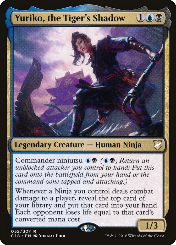 Yuriko, the Tiger's Shadow [Commander 2018] | Deep Dive Games St. Marys