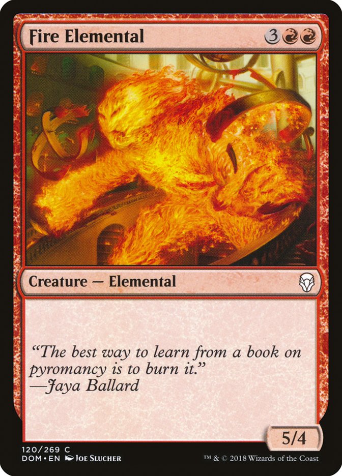 Fire Elemental [Dominaria] | Deep Dive Games St. Marys