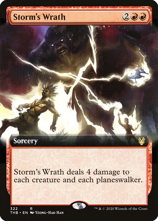 Storm's Wrath (Extended Art) [Theros Beyond Death] | Deep Dive Games St. Marys