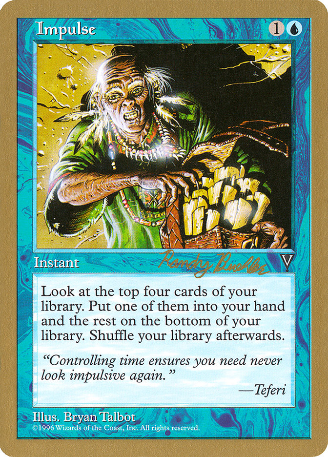 Impulse (Randy Buehler) [World Championship Decks 1998] | Deep Dive Games St. Marys