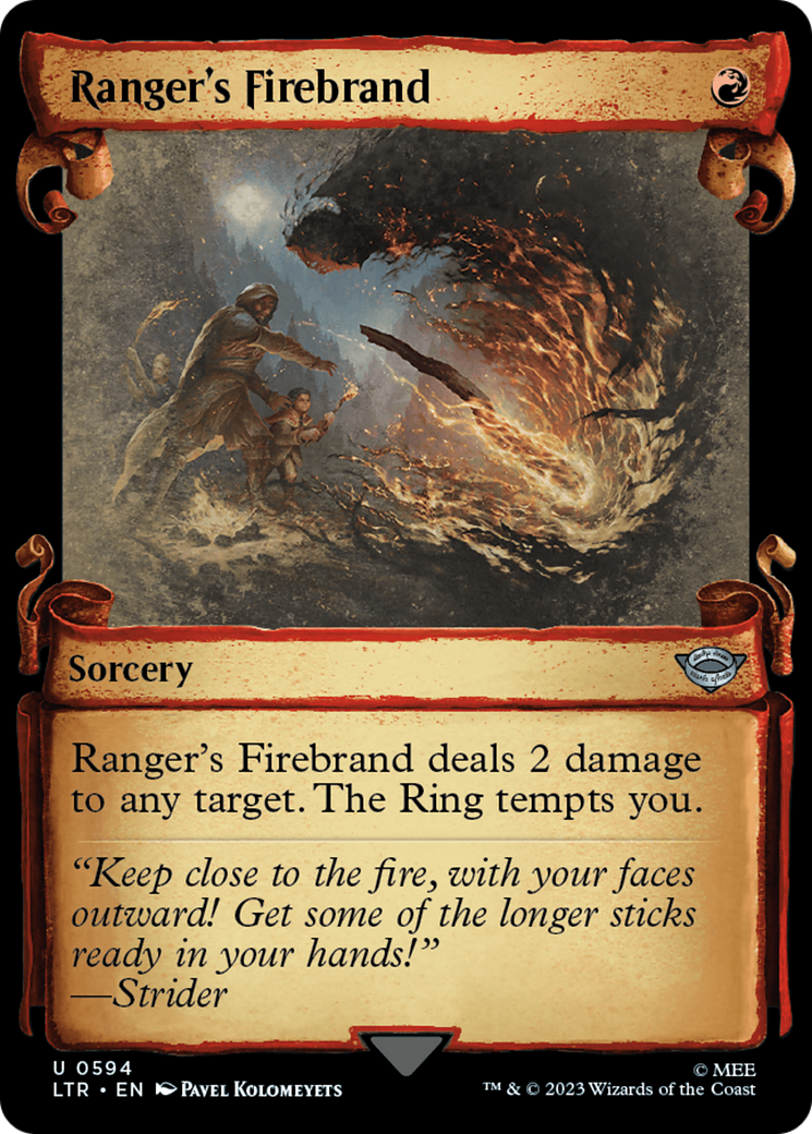 Ranger's Firebrand [The Lord of the Rings: Tales of Middle-Earth Showcase Scrolls] | Deep Dive Games St. Marys