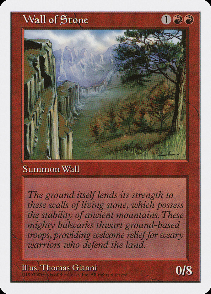 Wall of Stone [Fifth Edition] | Deep Dive Games St. Marys