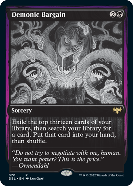 Demonic Bargain [Innistrad: Double Feature] | Deep Dive Games St. Marys