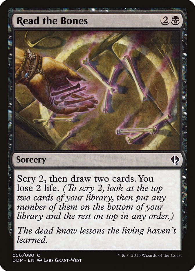 Read the Bones [Duel Decks: Zendikar vs. Eldrazi] | Deep Dive Games St. Marys