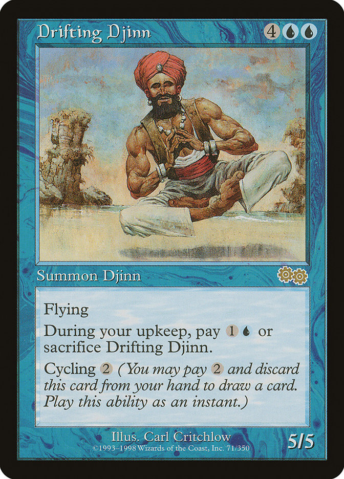 Drifting Djinn [Urza's Saga] | Deep Dive Games St. Marys