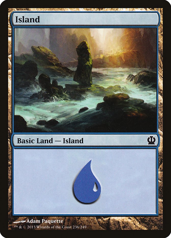Island (236) [Theros] | Deep Dive Games St. Marys