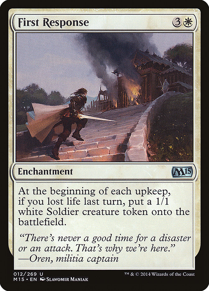 First Response [Magic 2015] | Deep Dive Games St. Marys