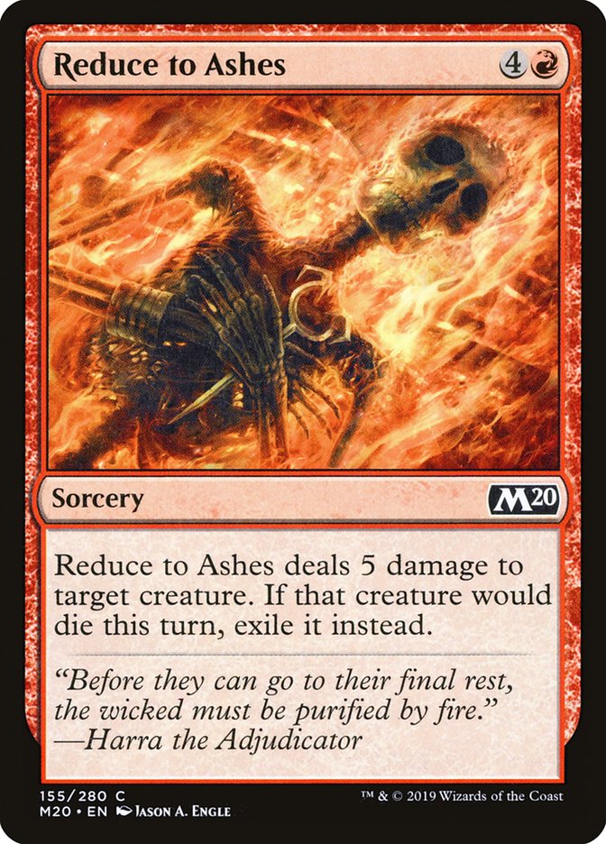 Reduce to Ashes [Core Set 2020] | Deep Dive Games St. Marys