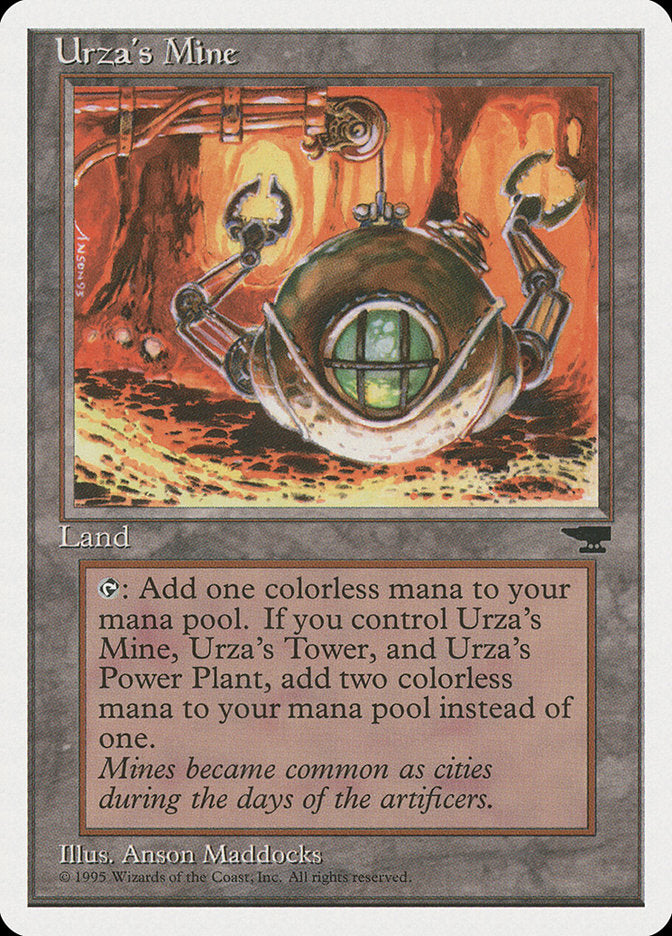 Urza's Mine (Orange Background) [Chronicles] | Deep Dive Games St. Marys