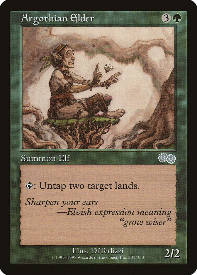 Argothian Elder [Urza's Saga] | Deep Dive Games St. Marys