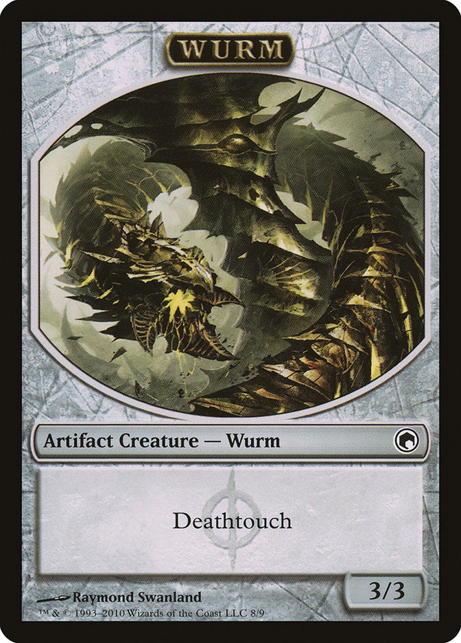 Wurm Token (8/9) [Scars of Mirrodin Tokens] | Deep Dive Games St. Marys