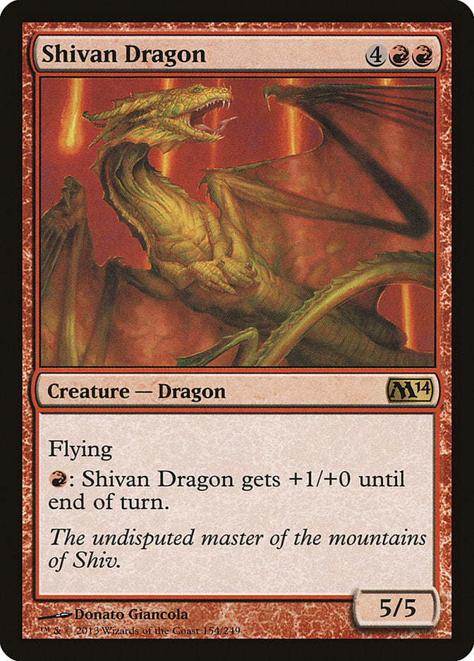 Shivan Dragon [Magic 2014] | Deep Dive Games St. Marys