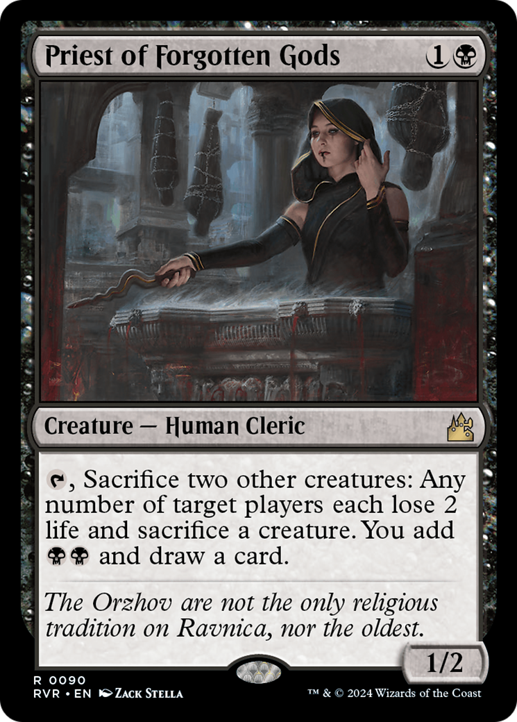 Priest of Forgotten Gods [Ravnica Remastered] | Deep Dive Games St. Marys