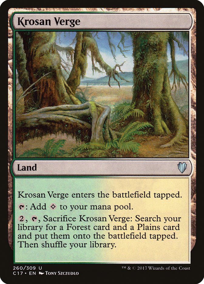 Krosan Verge [Commander 2017] | Deep Dive Games St. Marys