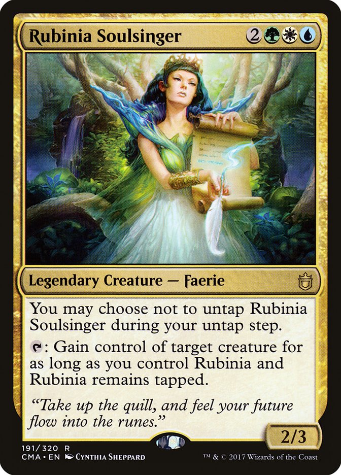 Rubinia Soulsinger [Commander Anthology] | Deep Dive Games St. Marys