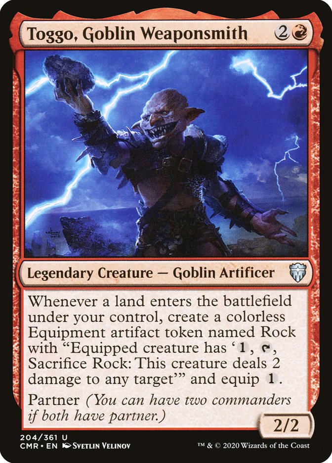 Toggo, Goblin Weaponsmith [Commander Legends] | Deep Dive Games St. Marys