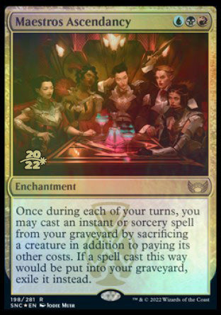 Maestros Ascendancy [Streets of New Capenna Prerelease Promos] | Deep Dive Games St. Marys