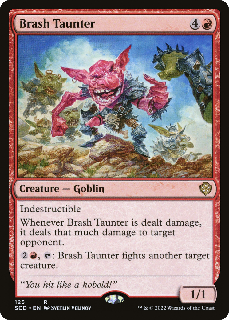 Brash Taunter [Starter Commander Decks] | Deep Dive Games St. Marys