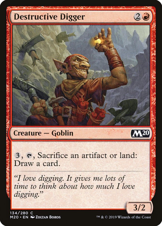 Destructive Digger [Core Set 2020] | Deep Dive Games St. Marys