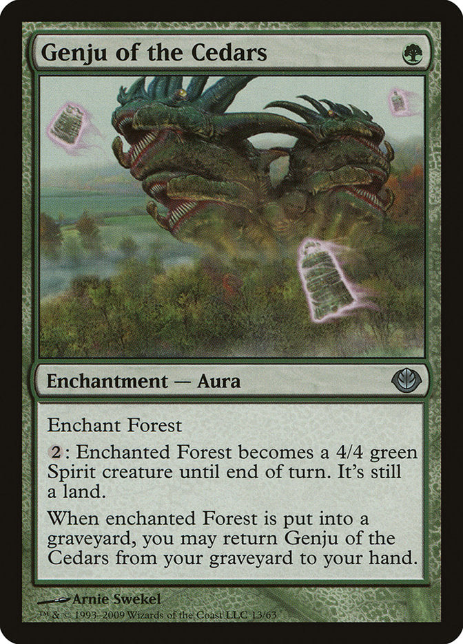 Genju of the Cedars [Duel Decks: Garruk vs. Liliana] | Deep Dive Games St. Marys