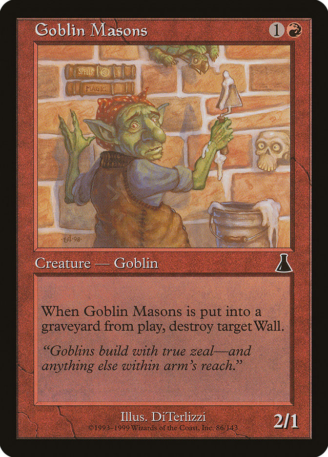 Goblin Masons [Urza's Destiny] | Deep Dive Games St. Marys