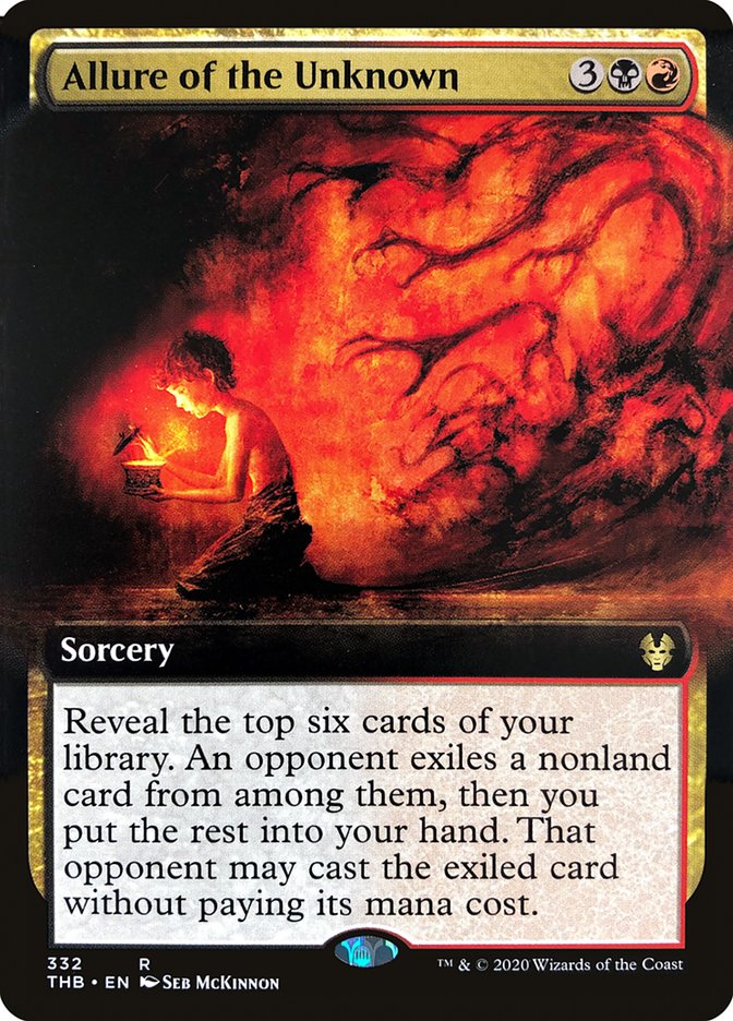 Allure of the Unknown (Extended Art) [Theros Beyond Death] | Deep Dive Games St. Marys