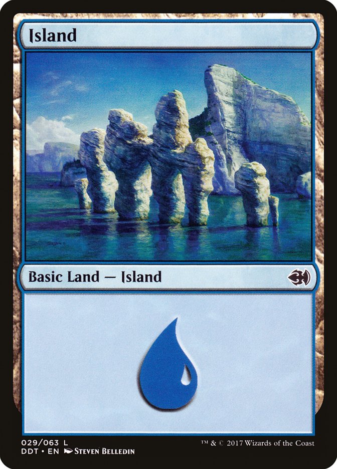 Island (29) [Duel Decks: Merfolk vs. Goblins] | Deep Dive Games St. Marys
