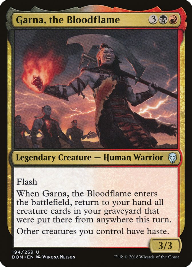 Garna, the Bloodflame [Dominaria] | Deep Dive Games St. Marys